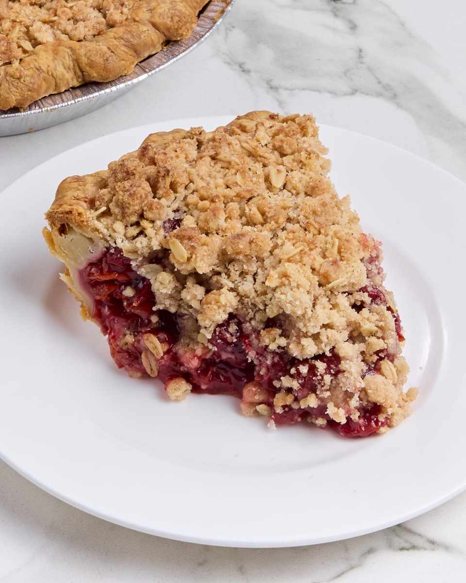 Cherry Crumb Not So Tiny 9" Pie, Serves 6-8